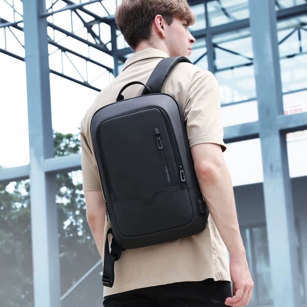 Business Backpack Men'S 14 Inch Laptop Backpack Multifunction Waterproof Light Weight Bag Casual Backpacks for Women