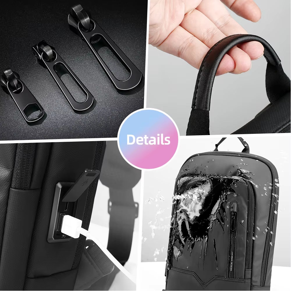 Business Backpack Men'S 14 Inch Laptop Backpack Multifunction Waterproof Light Weight Bag Casual Backpacks for Women