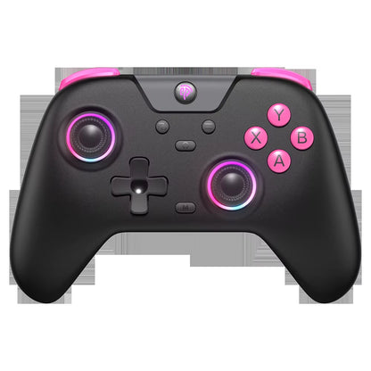 Easysmx X05 Wireless Gamepad Bluetooth Gaming Controller Compatible with Pc/Phone/Switch/ Steam Gamer, RGB Light, Hall Effect